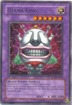 Ojama King Card Front