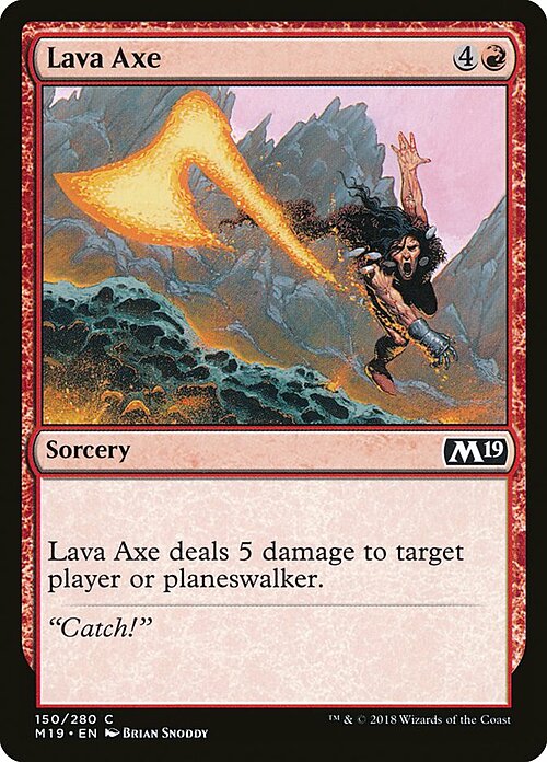 Lava Axe Card Front