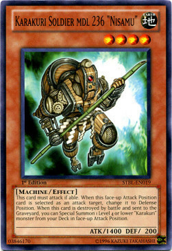 Karakuri Soldier mdl 236 "Nisamu" Card Front