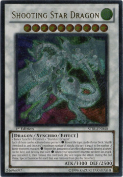 Shooting Star Dragon Card Front