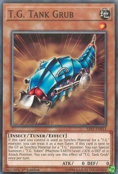 T.G. Tank Grub Card Front