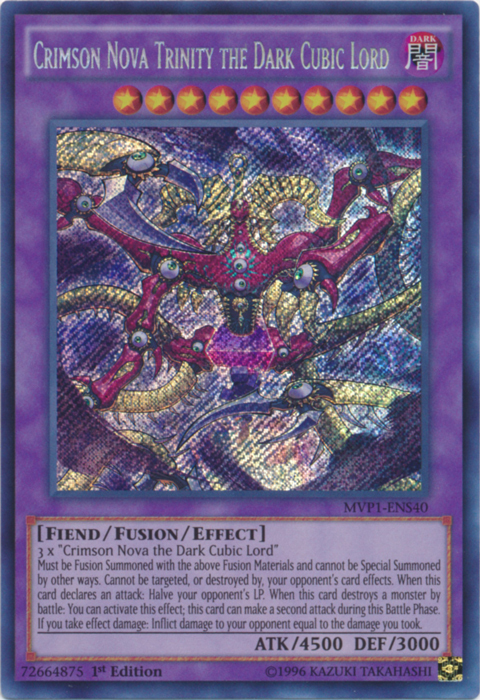 Crimson Nova Trinity the Dark Cubic Lord Card Front