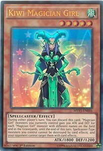 Kiwi Magician Girl Card Front