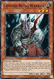 Fiendish Rhino Warrior