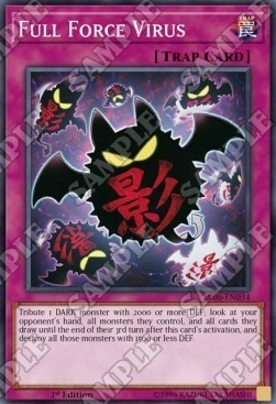 Full Force Virus Card Front