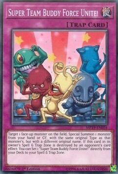 Super Team Buddy Force Unite! Card Front