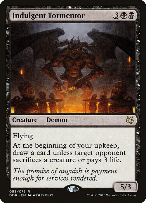 Indulgent Tormentor Card Front