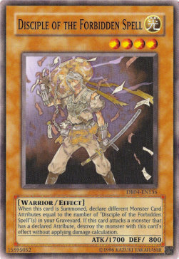 Disciple of the Forbidden Spell Card Front