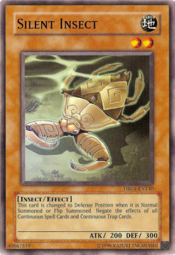 Silent Insect Card Front