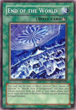 End of the World Card Front