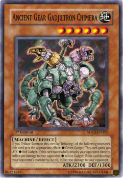 Ancient Gear Gadjiltron Chimera Card Front