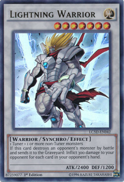 Lightning Warrior Card Front