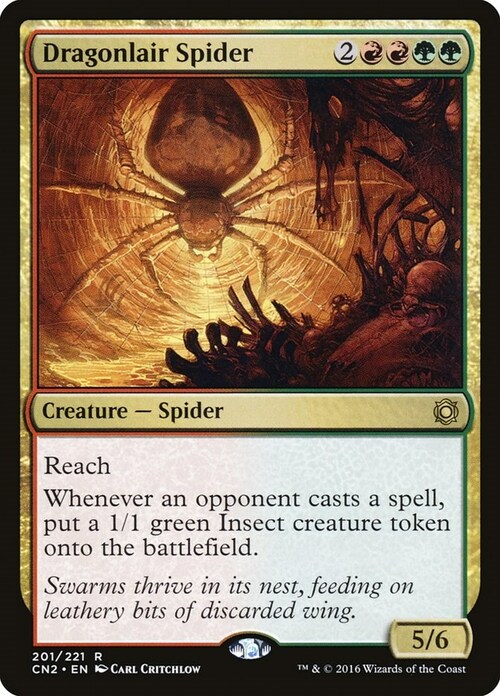 Dragonlair Spider Card Front