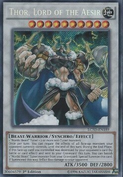 Thor, Lord of the Aesir Card Front