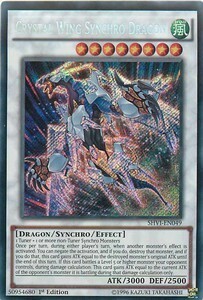 Crystal Wing Synchro Dragon Card Front