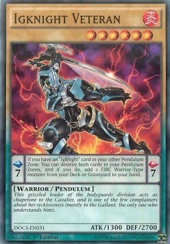 Igknight Veteran Card Front