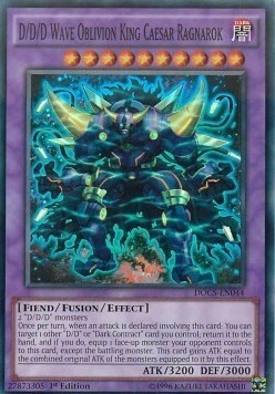 D/D/D Wave Oblivion King Caesar Ragnarok Card Front