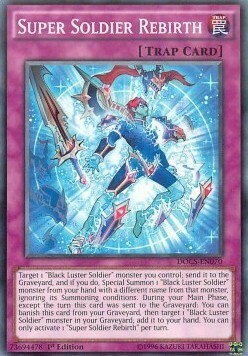 Super Soldier Rebirth Card Front