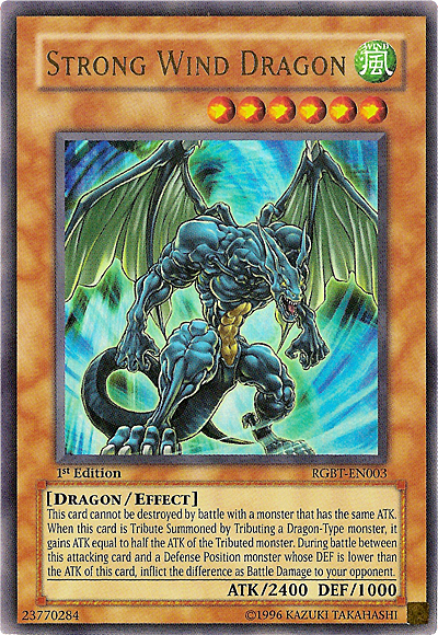 Strong Wind Dragon Card Front