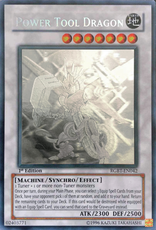 Power Tool Dragon Card Front