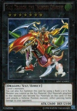 Gaia Dragon, the Thunder Charger Card Front