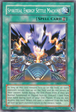 Spiritual Energy Settle Machine Card Front