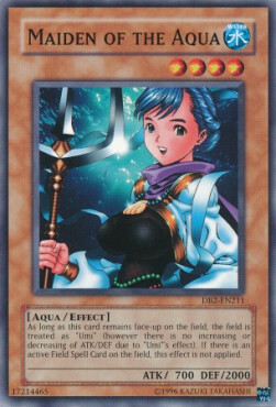 Maiden of the Aqua Card Front