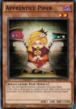 Apprentice Piper Card Front