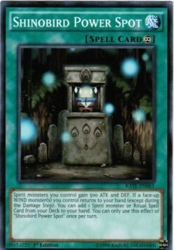 Shinobird Power Spot Card Front