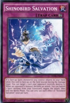 Shinobird Salvation Card Front