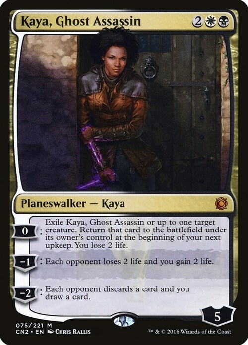 Kaya, Ghost Assassin Card Front