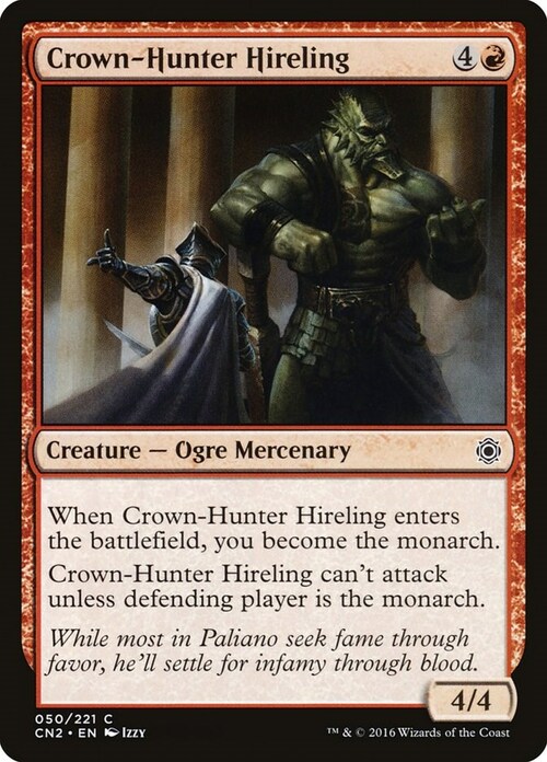 Crown-Hunter Hireling Card Front