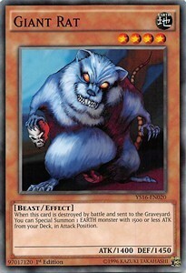 Giant Rat Card Front