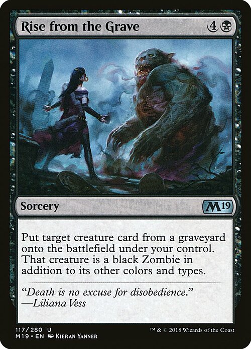 Rise from the Grave Card Front