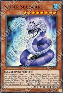 Kaiser Sea Snake Card Front