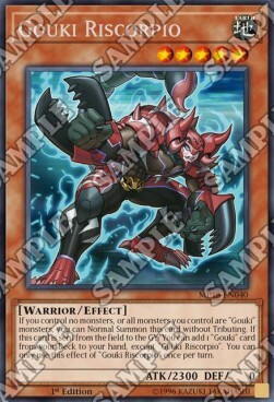 Gouki Riscorpio Card Front