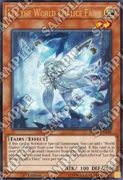 Lee the World Chalice Fairy Card Front