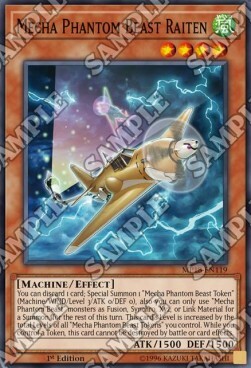 Mecha Phantom Beast Raiten Card Front