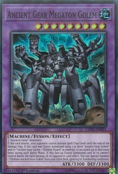 Ancient Gear Megaton Golem Card Front