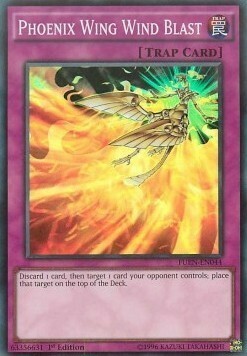 Phoenix Wing Wind Blast Card Front