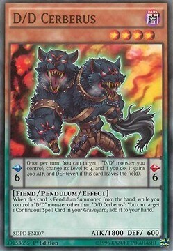 D/D Cerberus Card Front