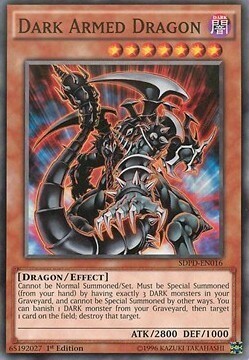 Dark Armed Dragon Card Front