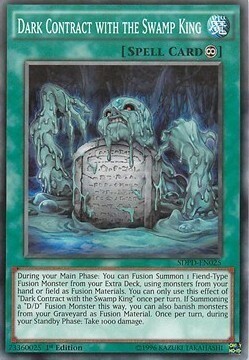 Dark Contract with the Swamp King Card Front