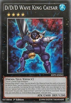 D/D/D Wave King Caesar Card Front