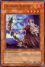 Crimson Sentry Card Front