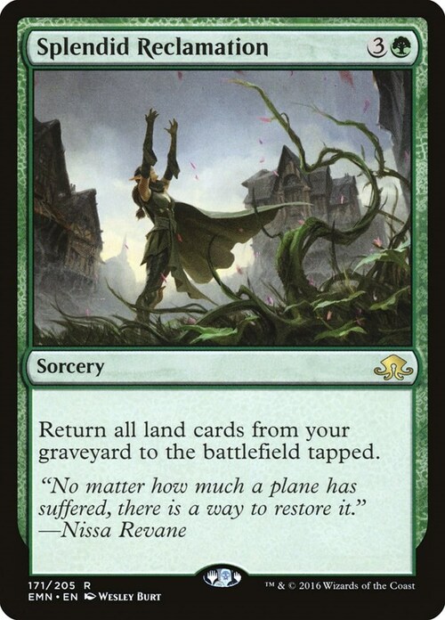 Splendid Reclamation Card Front