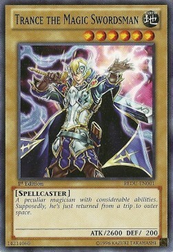 Trance the Magic Swordsman Card Front