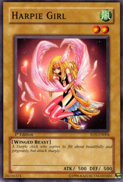 Harpie Girl Card Front