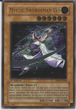 Mystic Swordsman LV6 Card Front