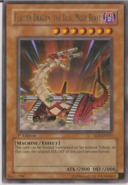 Fusilier Dragon, the Dual-Mode Beast Card Front